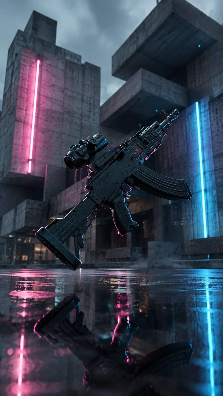 AK 47 black launcher